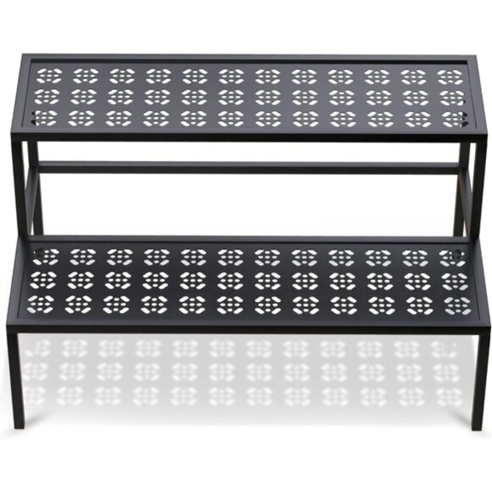 New 2 Tier Metal Plant Stand, Heavy Duty Flower Pot Shelf for Home Decor